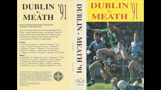 Dublin v Meath 91 Leinster SFC Original RTE video highlights [upl. by Nirret]