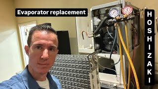 How to Replace a Hoshizaki Ice Machine Evaporator  Ice Maker Repair Tutorial [upl. by Desta]