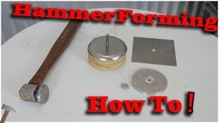 How to Hammer Forming  Shaping Metal With Hand Tools [upl. by Fahy]