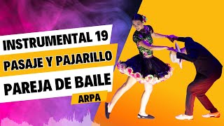 INSTRUMENTAL LLANERO 19  PASAJE Y PAJARILLO PARA PAREJA DE BAILE DEL JOROPO  ARPA [upl. by Sev]