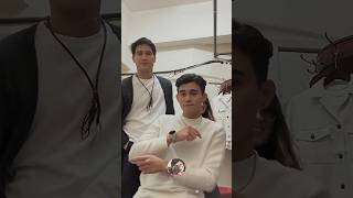 WOW ANG CUTE NG DANCE MOVES NG MAG AMANG PIOLO PASCUAL AT IÑIGO SO KULIT shorts fyp viral [upl. by Ahsemac]