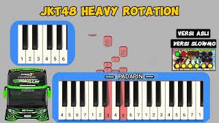 Not pianika basuri JKT48 HEAVY ROTATION Nabila QQ trans [upl. by Enael]