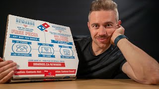 ASMR  MUKBANG LARGE Dominoes Pizza [upl. by Pansie]