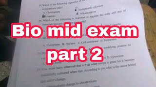 Biology mid exam for remedial part 2 [upl. by Montagna]