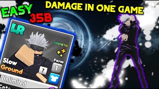 Easy Gojo Damage Farm 35B Per Game  Anime World Tower Defense [upl. by Florry324]