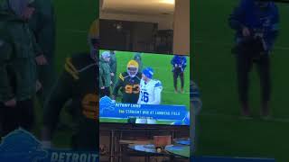 My reaction to the lions beating the Green Bay Packers at Lambeau Field [upl. by Hedda733]