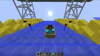 Endless Water Slide  Water Park  Minecraft [upl. by Kovacs]