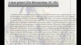 I due poteri dal De Monarchia di Dante Alighieri [upl. by Aldus]