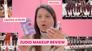 I tried ZUDIO Makeup Lip care kit lip balm lipstick zudio zudiomakeup haul [upl. by Maxi816]