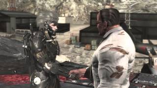 Metal Gear Rising Revengeance  Senator Armstrong Fight  Cutscenes [upl. by Tirza182]