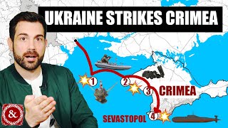 How Ukraine Hit Russian Forces Deep Inside Crimea [upl. by Annaya]