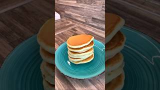 Fluffy pancakes for breakfast shorts easyrecipe [upl. by Llesig]