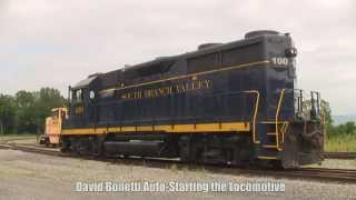 HiDef At the ThrottleOperating an EMD GP383 on the South Branch Valley Railroad [upl. by Hersch]