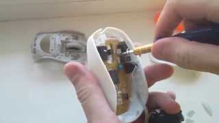 How to disassemble Logitech M125 white corded mouse [upl. by Sparkie]