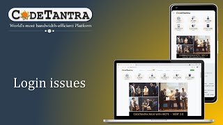 Common mistakes made during Login on CodeTantra [upl. by Alleuol]