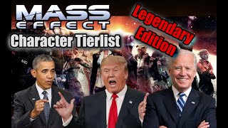 Presidents Rank Mass Effect Characters Legendary Edition [upl. by Oicneconi]