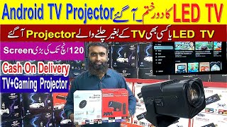 Android TV Projector  Projector price in Pakistan 2024  Gaming Projector price  Android Projector [upl. by Godart]