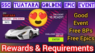 Asphalt 9  SSC TUATARA  Golden Epic Event  Rewards amp Requirements😍🥳 [upl. by Nueoht988]