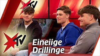 Leben als eineiige Drillinge So unterschiedlich sind die Brüder heute  stern TV Talk [upl. by Eloci]