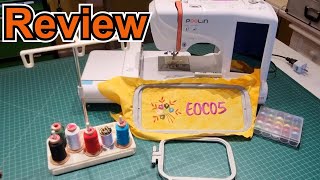 ❤️POOLIN embroidery machine EOC05❤️Test amp Review  Part One [upl. by Niknar108]