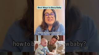 Different ways to burp your baby 👶 pediatrician newbornbaby burping [upl. by Eitsirhc]