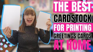 Best cardstock for printing greeting cards at home [upl. by Livia469]