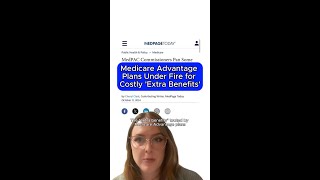 MedPAC Commissioners Pan Some Medicare Advantage Plans Extra Benefits shorts [upl. by Fronnia]