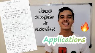 🔥Applications  1BACSM Cours complet amp exercices [upl. by Toshiko806]