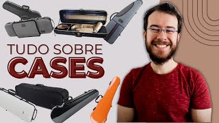 TUDO SOBRE ESTOJOSCASES PARA VIOLINO  Materiais formatos marcas acessórios e custobenefício [upl. by Anidal]