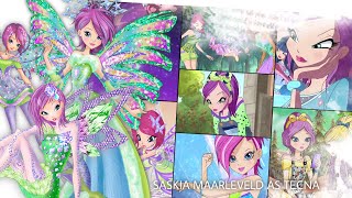 Winx Club  Saskia Maarleveld as DuArt Tecna Compilation [upl. by Oiromed]