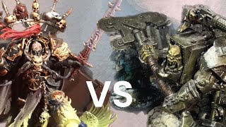 Orks VS Chaos Space Marines Warhammer 40k 10th Edition Battle Report [upl. by Seta84]