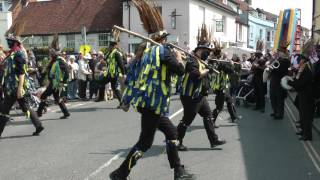 Hook Eagle Morris Men Alresford Watercress Festival 15516 [upl. by Keane]