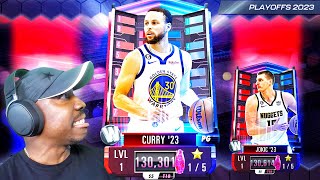 COSMIC JASPER CURRY IN PLAYOFFS PACK OPENING NBA 2K Mobile Season 5 [upl. by Mulloy]