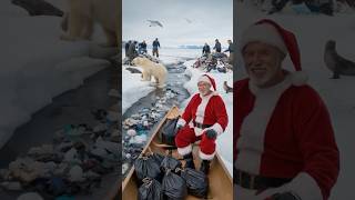 Clean up trash at the North Pole with Santa animals cleaning sealife [upl. by Ahens]