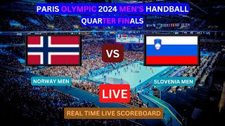 Norway Vs Slovenia LIVE Score UPDATE Today Match 2024 Paris Olympic Men’s Handball Quarter Finals [upl. by Francklyn280]