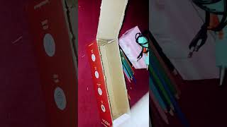 DIY desk organiser cute cardboard bhumikathecrafter storage  organiser cardboardcraft [upl. by Oninrutas]