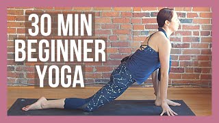 30 min Beginner Yoga  Full Body Yoga Stretch No Props Needed [upl. by Shani]