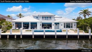 South Florida Luxury Real Estate Video Luxury Waterfront Property [upl. by Reeves]