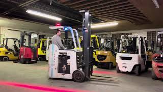 2017 Unicarriers SCX40N 4000lbs Used Electric Forklift  U0711 [upl. by Plerre]