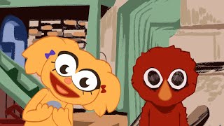 elmo endures roccos theme song but animated [upl. by Stannfield789]