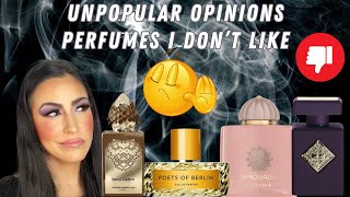 Perfumes everyone else loves that I hate  Unpopular opinions on hyped perfumes perfume [upl. by Nylanej]