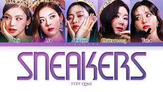 ITZY SNEAKERS Lyrics 있지 SNEAKERS 가사 Color Coded LyricsHanRomEng [upl. by Anazus]