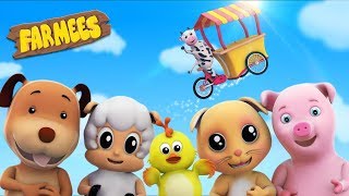 Food Song For Toddlers  Nursery Rhymes  Baby Rhymes  3D Rhymes by Farmees [upl. by Enutrof129]