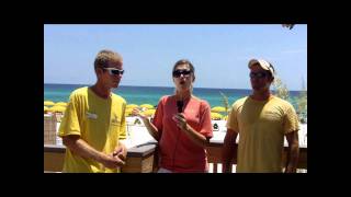 Experience Full Beach Service  Hilton Sandestin Beachside Report with the HTeam 07212011 [upl. by Anora]