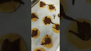 Nutella cookies food nutella [upl. by Lateehs]