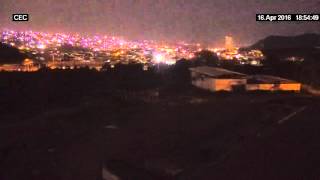 Luces de Terremoto  Ecuador  16Abril2016 [upl. by Chari]