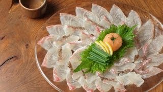 鯛の刺身、三枚おろし Sea Bream Sashimi｜How to Fillet [upl. by Frans]