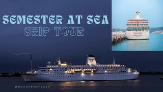 SEMESTER AT SEA  SHIP TOUR [upl. by Marmawke]