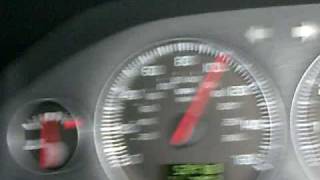 Volvo S60 24 T5 with RIca Chip  remap  60  100 mph 3rd gear run [upl. by Ganiats976]