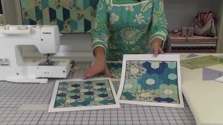 Quiltologie Piecing Hexagons with No YSeams [upl. by Ettena739]